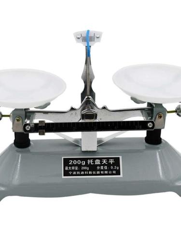 新天平秤托盤砝碼教學儀器200g500g機械天平物理器材實驗室教具品